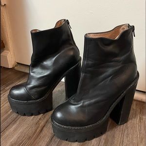 Jeffrey Campbell Mulder Platform Ankle Boots